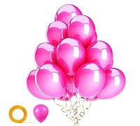 Yiran 30 Palloncini Compleanno fucsia - palloncini compleanno bambina e bambino - palloncino feste - palloncini Decorazioni per Compleanni Festa per Bambini,Anniversario,Battesimo,Natale, Matrimoni