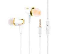 Yirepny uricolari cablati durevoli auricolari microfono e controllo del volume Suono chiaro dei bassi profondi Isolamento del rumore nelle cuffie auricolari, auricolari per telefoni cellulari, laptop