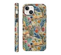 Yirlbey Cover per iPhone 15 Fiori, Aesthetic Colore Flower Motivi Print, Sottile Silicone Custodia Disegno per Ragazza Donne, Antiurto Anticaduta Bumper Protettiva Case per iPhone15 6,1"