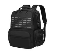 YIRONER Men'S Heavy-Duty Tool Backpack, Bag, Convenient For Storing Tools, Suitable For Electricians, Plumbers, And Repairmen.(Black)