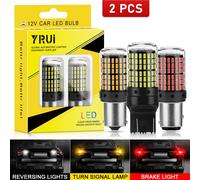 YiRui 2 pz 12-48 V Nuove Lampadine A LED 144smd Lampada Indicatore di Direzione Inversa BA15S P21W BAU15S PY21W 7440 W21W P21/5W 1157 BAY15D