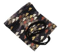 YISENJEE Custodia Per Avvolgere La Matita Tenda Avvolgibile In Tela Per Penne E Astuccio Arrotolabile In Cotone Con Motivo A Fiori Di Ciliegio Jindouyun-Gray Somersault Cloud-48 Holes