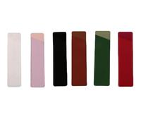 YISENJEE Portapenne in pelle tinta unita, confezione da sei, custodia per penna in pelle, custodia protettiva per penna stilografica e penna Signature