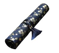 YISENJEE Rotolo Per Penne Colorate Custodia Protettiva Per Pennarelli Acquerellabili In Tessuto Fatto A Mano-Blue Cherry Blossoms