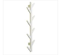 Yisenpte Appendiabiti Autoportante, Appendiabiti, Muro di Abiti Appeso a casa Gancio appennata Vestiti da Letto for la Parete Porta Gancio di bambù in Legno Massiccio (Color : White)