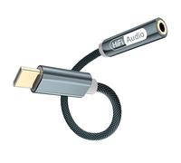 YISH Adattatore USB C Jack 3.5mm：Audio Aux USB Tipo C a Jack Adattatore con Chip DAC per 3.5mm Cuffie Compatibile con iPhone 17 16 15 Pro Max Air Samsung Galaxy S26 S25 S24 S23 Ultra iPad MacBook Pro