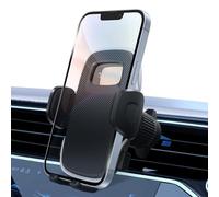 YISH Supporto Telefono Auto Porta Telefono Auto：360° Rotazione Porta Cellulare Auto, [Upgrated Clip e Silicone] Portacellulare Auto Universale per iPhone, Samsung, Google e Sony ecc- Nero