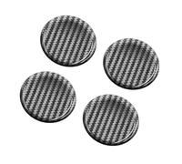 yishao 4 Pezzi Auto Coprimozzi Adesivo per Maserati GranSport 2004-2007, Impermeabili Antipolvere Adesivo per Pneumatici Badge Trim,56mm