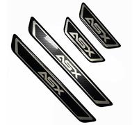 yishao 4 Pezzi Strisce Protettive Battitacco Auto per Mitsubishi ASX, Adesivo Antiscivolo in Acciaio Inossidabile AntiGraffio Auto Accessori,B