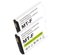 YISHDA Batteria di ricambio 1000 mAh per AVM Fritz!Fon C5/C4/M2, compatibile con 312BAT006/312BAT016/312BAT006CS-FVM446CL, batteria agli ioni di litio migliorata per telefono Fritzfon (2 pezzi)