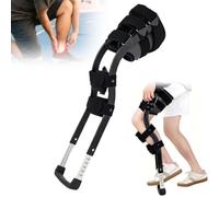 YISHENX Supporto per La Deambulazione a Gamba Singola Senza Carico, Bastone a Mani Libere, Cinghia Avvolgente per La Coscia, Capacità Di Carico 100 Kg, Lunghezza Polpaccio: 48-58 Cm, Gambe Rotte