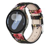 Yisica Cinturino in pelle per Samsung Galaxy Watch 7/Samsung Galaxy Watch 6/5/4/FE 40 mm 44 mm/6 Classic 43 mm 47 mm/5 Pro 45 mm, 20 mm Cinturino di ricambio in morbida pelle per donne/uomini, 6.3