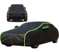 YISIYISAN Telo Copriauto da Esterno per Citroen GranC4 Picasso (2014-2017), Telo Auto Impermeabile E Traspirante Resistente Graffi Pioggia Anti Vento E Antipolvere, Black-Yellow