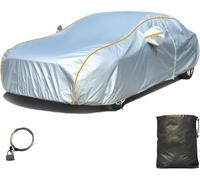 YISIYISAN Telo Copriauto da Esterno per Porsche Cayenne (2003-2006), Telo Auto Impermeabile E Traspirante Resistente Graffi Pioggia Anti Vento E Antipolvere, Gray-White