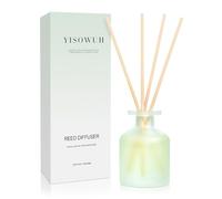 YISOWUH diffusore di oli essenziali-profumatore per ambienti-diffusore profumo ambiente - 1 Pack 100ml Lino pulito con 8 bastoni, profumo di lunga durata per la casa, bagno