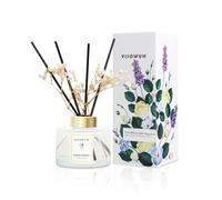 YISOWUH diffusore di oli essenziali-profumatore per ambienti-diffusore profumo ambiente, 150ml Gelsomino Gardenia Profumo Diffusore con 8 bastoni Profumo di lunga durata per la casa, il bagno