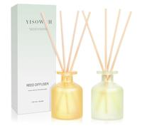 YISOWUH Reed Diffusore - BlackBerry Ananas & Gelsomino Tè Verde 3.38oz (100ml) 2 confezioni Olio Essenziale Reed Set Diffusore con 16 bastoncini, profumo di lunga durata per la casa, bagno