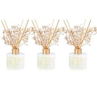 YISOWUH Reed Diffusore Set, 5.28oz (150ml) Profumo di frutta Diffusore 3 pacchetti con 24 bastoncini di lunga durata fragranza per la casa, il bagno, la decorazione della stanza
