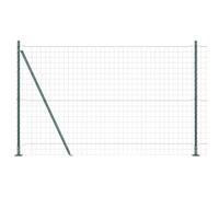 Yisssmeng 1,4 x 10 m Green Garden Fence Kit, Steel & PVC Privacy Screen Panels with Posts, Modern Design, Robusto & Weatherproof for Yard, Patio, Dog Run