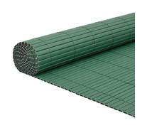 Yisssmeng 1,8 x 3 m Green PVC Garden Fence Double Side Privacy Screen, pannello esterno resistente ai raggi UV per balcone patio pathway, recinzione pieghevole e protezione per i cani