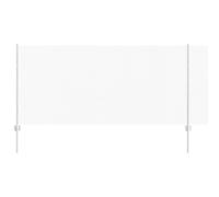 Yisssmeng 1 x 10 m Silver Steel Garden Fence Panel with Posts, Modern Outdoor Privacy Screen, Robusto & Weather-Resistant Border for Yard, Patio, Dog Run, Flower Bed