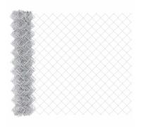Yisssmeng 10 x 1,2 m Silver Chain Link Fence Roll Galvanized Steel Garden Fence Panel 60 mm Mesh resistente ai raggi UV Rust-Proof Outdoor Fencing for Yard Patio Pet Barrier
