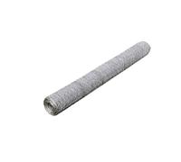 Yisssmeng 25 m x 0,5 m Silver Galvanized Steel Garden Fence Mesh, 50 mm Openings, 0,55 mm Wire, Rust-Resistant Outdoor Roll for Chicken Coop, Rabbit Run, Tree Guard, Small Pet Enclosure, Easy Cut