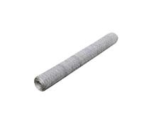 Yisssmeng 25 m x 0,75 m Silver Galvanized Steel Garden Fence Mesh, 50 mm Openings, 0,55 mm Wire, Rust-Resistant Outdoor Netting for Chicken Coop, Rabbit Run, Tree Guard, Small Pet Enclosure