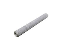 Yisssmeng 25 m x 1 m Silver Galvanized Chicken Wire Fence Roll, 0,55 mm Spessore 50 mm Mesh Poultry Netting for Garden Fence, Rabbit Run, Outdoor Animal Enclosure, Easy to Cut and Weather-Resistant
