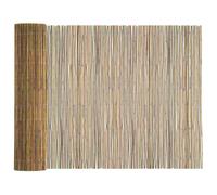 Yisssmeng 400 x 150 cm Natural Bamboo Garden Fence Roll, Weather-Resistant Privacy Screen for Patio, Balcony, Yard, Easy Install Outdoor Decorative Border Panel for Plants, Pets, Lawn Edging