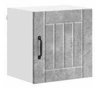 Yisssmeng Armadietto da cucina Lucca grigio cemento, 40 x 31 x 40 cm, frontale in legno per cucine moderne, complemento d'arredo da cucina durevole e facile da pulire