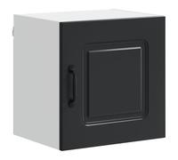 Yisssmeng Armadio da cucina Kalmar nero, 40 x 31 x 40 cm, in robusto legno con design moderno e ampio spazio di archiviazione, stabile fino a 60 kg, facile da montare per cucina, corridoio, soggiorno