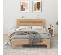 Yisssmeng Confezione da 2 cabinet di stoccaggio per sedie notturne High Gloss White Gloss White Bedside Cabinet 50 x 39 x 47 cm Design moderno robusto Wood End Table for Living Room Bedroom Corridor