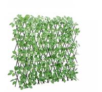 Yisssmeng Confezione da 5 pannelli Expandable Ivy Privacy Screen Fence 180 x 65 cm Green Artificial Leaf Garden Fence per decorazione esterna, Balcony, Patio, Yard