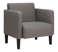 Yisssmeng Cord, poltrona da lettura, grigio chiaro, 69 x 68 x 74,5 cm, con braccioli, anima a molla, per soggiorno, camera da letto, ufficio