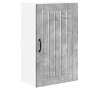 Yisssmeng Frontale per lavastoviglie Lucca, frontale per lavastoviglie, 50 x 31 x 80 cm, in legno moderno grigio cemento, frontale da cucina per cucina da incasso, mobile da cucina stabile