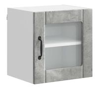 Yisssmeng Frontale per lavastoviglie Lucca in grigio cemento, frontale da cucina in robusto legno, pannello moderno per mobili da incasso, dimensioni 40 x 31 x 40 cm, montaggio necessario