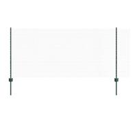 Yisssmeng Green Garden Fence 100 m Roll with 88 post Steel PVC Privacy Screen Modern Design for Outdoor Yard Patio Dog Barrier