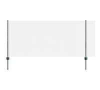 Yisssmeng Green Garden Fence 100 m Roll with 88 post Steel PVC Privacy Screen Modern Design Robusto Outdoor Border for Yard Patio Dog Barrier