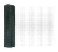 Yisssmeng Green Welded Wire Garden Fence Panel 0,6 x 10 m Modern Rettangle Design Durable Outdoor Border for Yard Patio Pet Barrier Easy Assembly