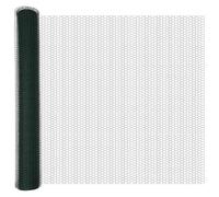 Yisssmeng Hexagon Garden Fence Green 10 x 1 m PVC Privacy Screen Modern Honeycomb Design Robusto Weatherproof Outdoor Border for Yard Patio Balcony