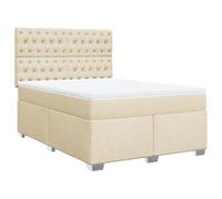 Yisssmeng Letto a molle, 140 x 200 cm, con molle insacchettate, materasso regolabile in altezza, moderno letto degli ospiti, in tessuto, traspirante, per camera da letto, camera dei ragazzi