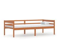 Yisssmeng Letto in legno massiccio, 90 x 200 cm, colore marrone miele, robusto, design moderno, comfort per il sonno, camera dei ragazzi, camera degli ospiti, atmosfera accogliente