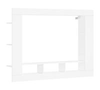 Yisssmeng Mobile basso per TV, bianco, 152 x 22 x 113 cm, materiale in legno, montaggio a parete, design moderno, ampio spazio per TV a schermo piatto, soggiorno, camera da letto, corridoio