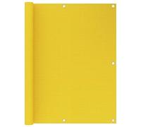 Yisssmeng Parascinta per balcone, giallo, 120 x 300 cm, in HDPE con corda da 12 m, permeabile al vento e all'acqua, resistente ai raggi UV, salvaspazio per piccoli balconi, terrazze e giardini