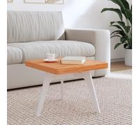 Yisssmeng Piano d'appoggio 50 x 50 cm, in faggio massiccio, quadrato, spessore 4 cm, design moderno, piano di ricambio per scrivania, tavolino da caffè, Home Office Living Room