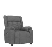 Yisssmeng Poltrona relax elettrica grigio scuro, 82 x 93 x 96 cm, con 3 posizioni, telecomando e rivestimento in tessuto, comoda poltrona TV per soggiorno, camera da letto e angoli lettura