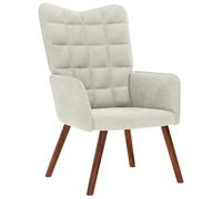 Yisssmeng Poltrona relax in velluto con piedini in legno, 61,5 x 69 x 95,5 cm, design moderno, comoda e robusta, per Living Room Bedroom e ufficio