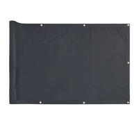 Yisssmeng Protezione per la privacy del balcone, 400 x 120 cm, resistente ai raggi UV, in poliestere, con rivestimento in PVC, resistente alle intemperie, con occhielli per balcone, terrazza e