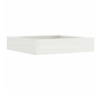 Yisssmeng Recinzione per prato, quadrata, in acciaio, 60 x 60 x 13 cm | Accessori moderni per giardino e terrazzo: il bordo in metallo alto 13 cm garantisce una struttura chiara durante la